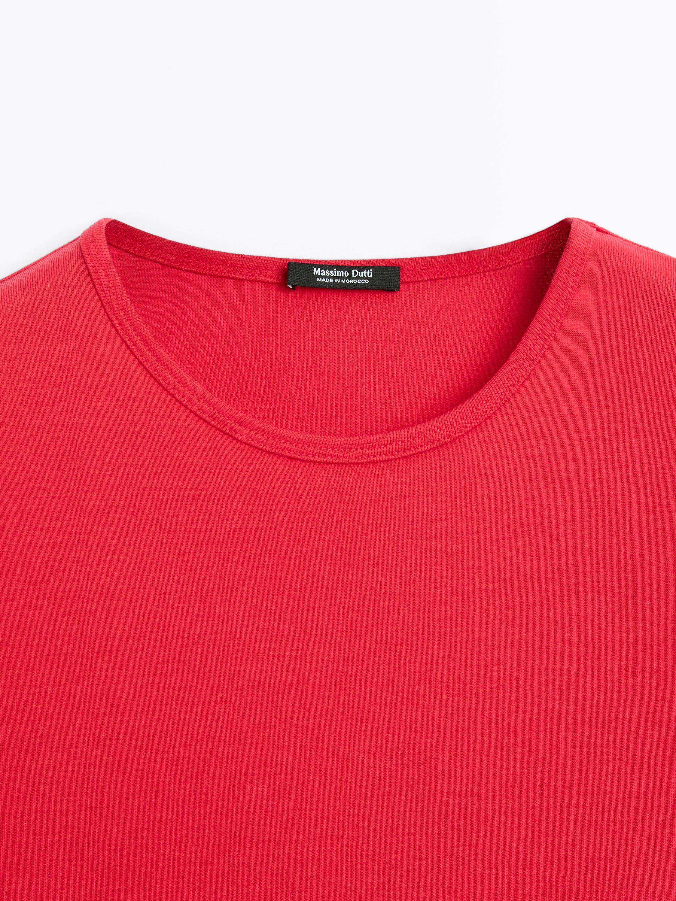 100% mercerised cotton short sleeve T-shirt